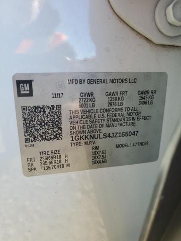 2018 Gmc Acadia მანქანა იყიდება აუქციონზე, vin: 1GKKNULS4JZ165047, აუქციონის ნომერი: 85676385