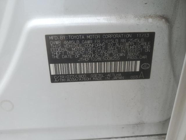 Aukcja sprzedaży 2014 Lexus Is, vin: JTHCF1D28E5008255, numer aukcji: 82432935