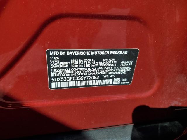 Продаж на аукціоні авто 2025 Bmw X3 30 Xdrive, vin: 5UX53GP03S9Y72083, номер лоту: 85725775