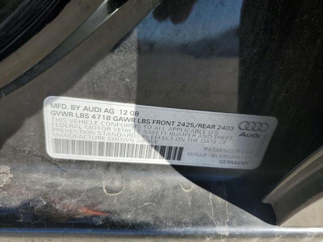 Продажа на аукционе авто 2009 Audi A4, vin: WAUJF78K99N048711, номер лота: 85143415