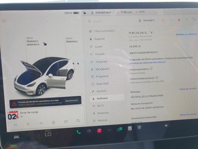 Aukcja sprzedaży 2021 Tesla Model Y, vin: 5YJYGDEE4MF192007, numer aukcji: 82288615