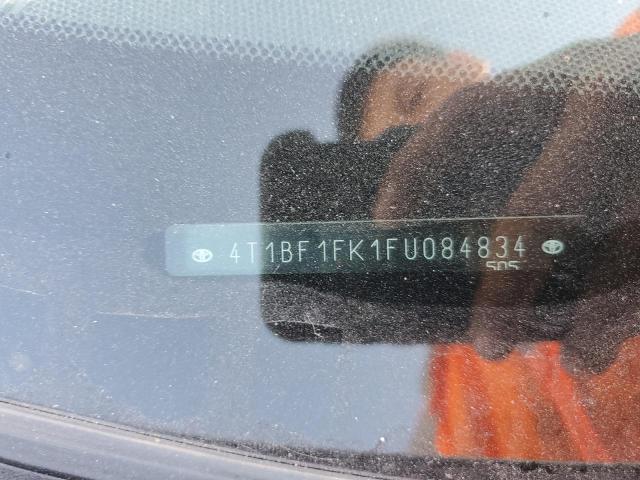 Продаж на аукціоні авто 2015 Toyota Camry Le, vin: 4T1BF1FK1FU084834, номер лоту: 85008685