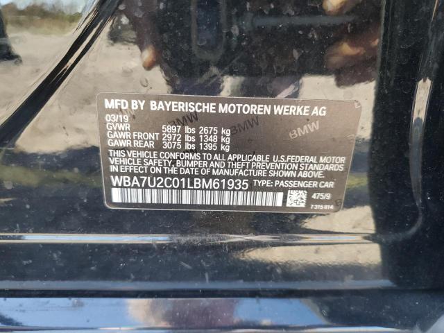 Продажа на аукционе авто 2020 Bmw 750, vin: WBA7U2C01LBM61935, номер лота: 84706195