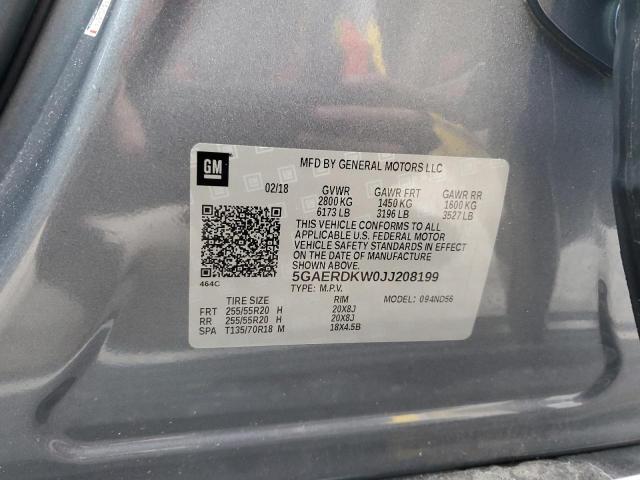 Продажа на аукционе авто 2018 Buick Enclave, vin: 5GAERDKW0JJ208199, номер лота: 82750455