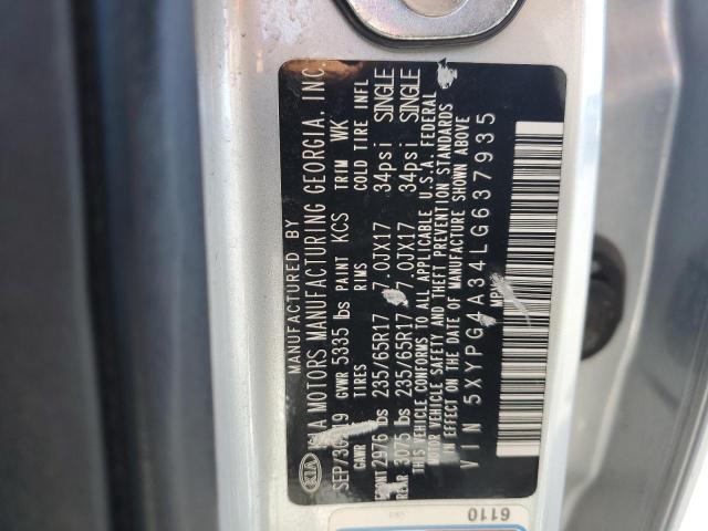 Продаж на аукціоні авто 2020 Kia Sorento, vin: 5XYPG4A34LG637935, номер лоту: 85901715