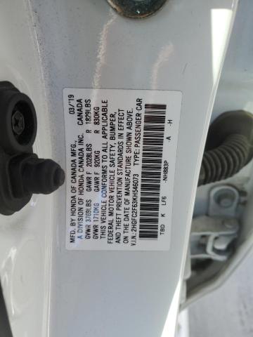 89839875 :رقم المزاد ، 2HGFC2F63KH546073 vin ، 2019 Honda Civic Lx مزاد بيع