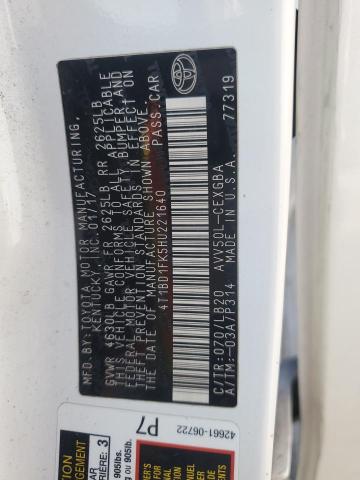 Aukcja sprzedaży 2017 Toyota Camry Hybrid, vin: 4T1BD1FK5HU221640, numer aukcji: 82326065