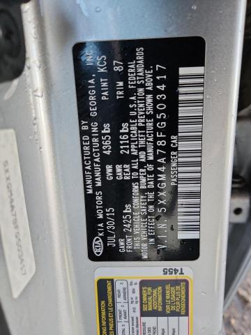 Продажа на аукционе авто 2015 Kia Optima Lx, vin: 5XXGM4A78FG503417, номер лота: 89653615