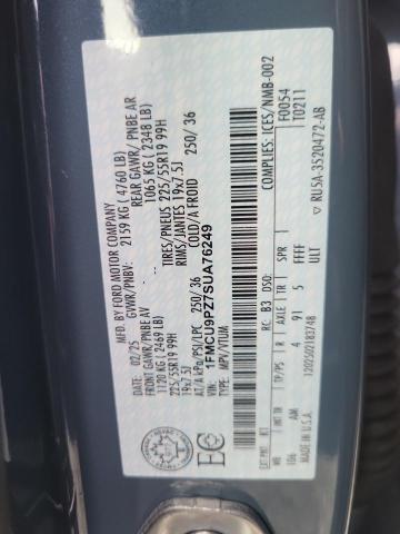 Продажа на аукционе авто 2025 Ford Escape, vin: 1FMCU9PZ7SUA76249, номер лота: 80104755