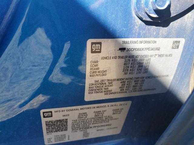 Продажа на аукционе авто 2023 Chevrolet Silverado, vin: 3GCPDBEK7PG341992, номер лота: 90594815