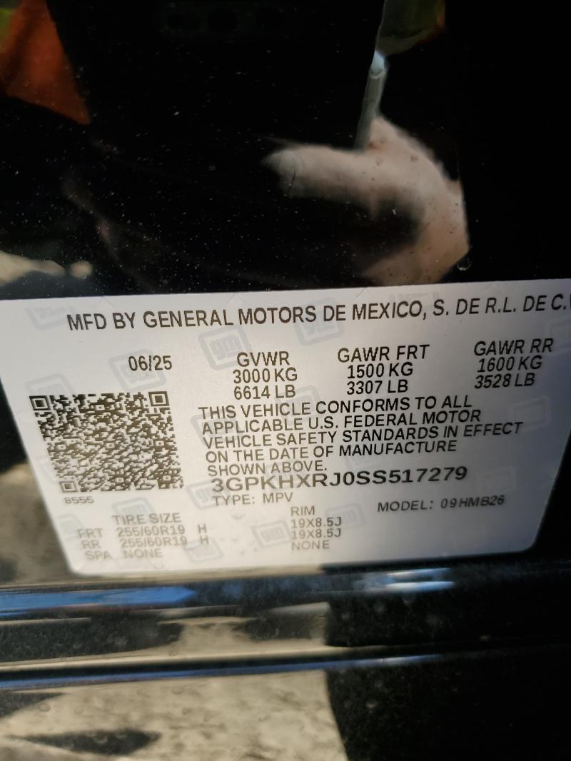 Продаж на аукціоні авто 2025 Honda Prologue, vin: 3GPKHXRJ0SS517279, номер лоту: 87115575