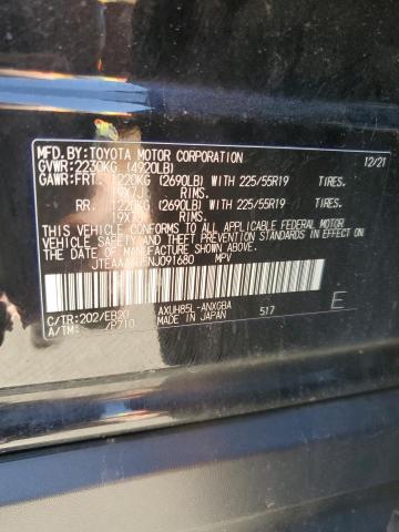 Продажа на аукционе авто 2022 Toyota Venza Le, vin: JTEAAAAH5NJ091680, номер лота: 85151295