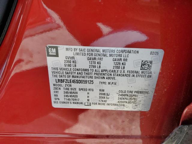 Aukcja sprzedaży 2025 Buick Envision, vin: LRBFZLE46SD059125, numer aukcji: 90638645
