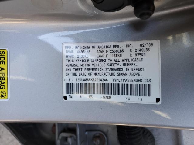 Продажа на аукционе авто 2009 Acura Tl, vin: 19UUA865X9A024346, номер лота: 82274345