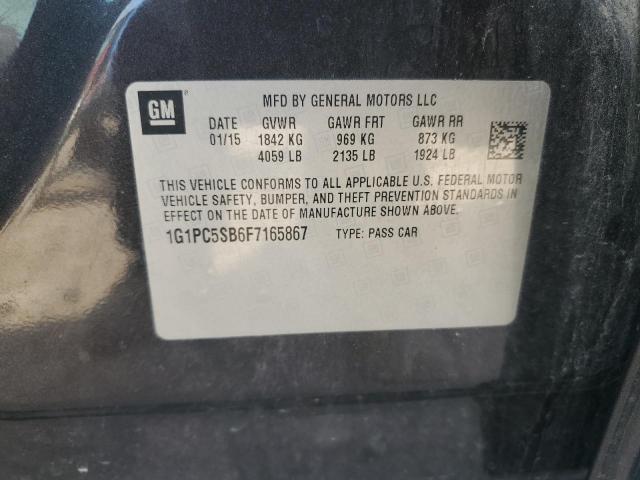 Продаж на аукціоні авто 2015 Chevrolet Cruze, vin: 1G1PC5SB6F7165867, номер лоту: 82265365