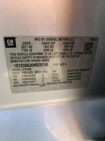 Продажа на аукционе авто 2017 Cadillac Escalade, vin: 1GYS3DKJ6HR335746, номер лота: 87078475