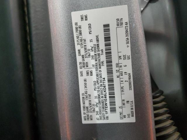 Продажа на аукционе авто 2020 Ford F150 Super, vin: 1FTEW1E46LKD87734, номер лота: 82774875