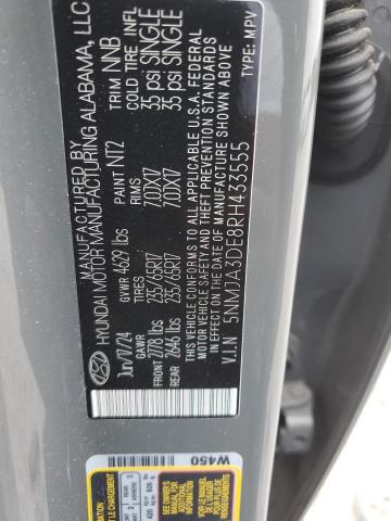 Продажа на аукционе авто 2024 Hyundai Tuscan, vin: 5NMJA3DE8RH433555, номер лота: 83858955