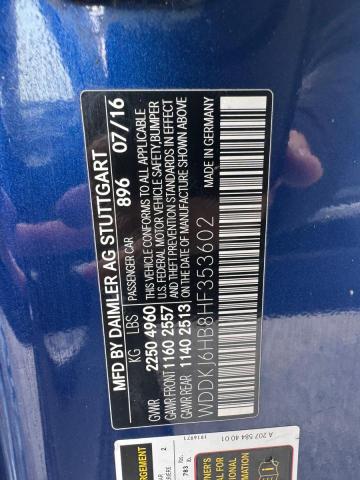 85686435 :رقم المزاد ، WDDKJ6HB8HF353602 vin ، 2017 Mercedes-benz E 400 4mat مزاد بيع