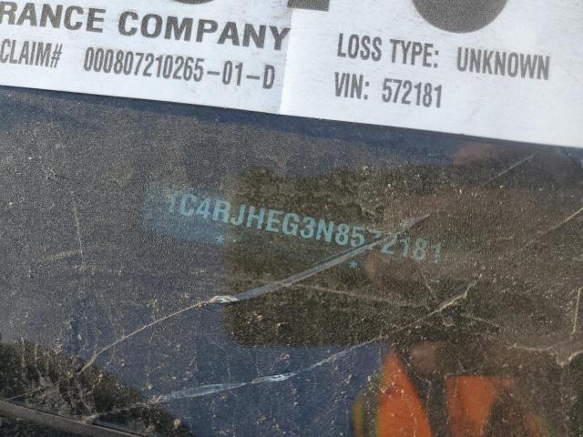 81957515 :رقم المزاد ، 1C4RJHEG3N8572181 vin ، 2022 Jeep Grand Cher مزاد بيع