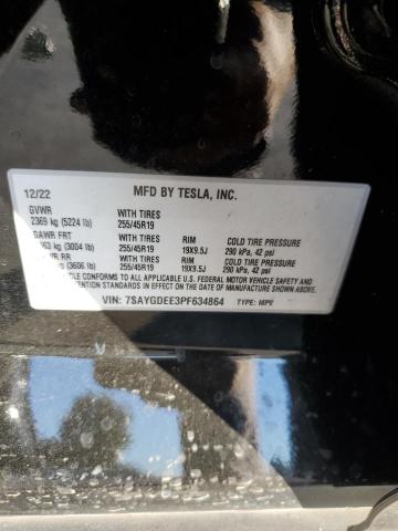 Aukcja sprzedaży 2023 Tesla Model Y, vin: 7SAYGDEE3PF634864, numer aukcji: 90335305