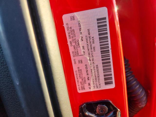 2020 Ford F150 მანქანა იყიდება აუქციონზე, vin: 1FTFW1RG6LFC62928, აუქციონის ნომერი: 87381575