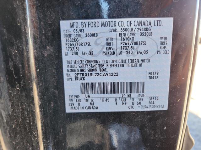 Aukcja sprzedaży 2003 Ford F150, vin: 2FTRX18L23CA94323, numer aukcji: 90058315