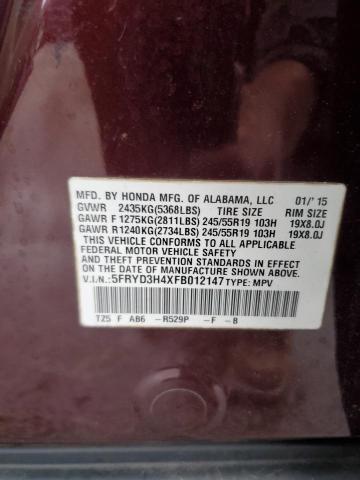 Aukcja sprzedaży 2015 Acura Mdx Techno, vin: 5FRYD3H4XFB012147, numer aukcji: 89917055