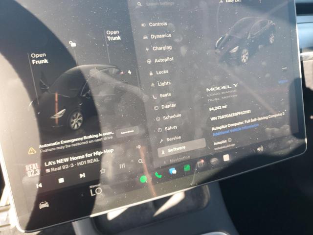 Aukcja sprzedaży 2023 Tesla Model Y, vin: 7SAYGAEE0PF621181, numer aukcji: 89871235