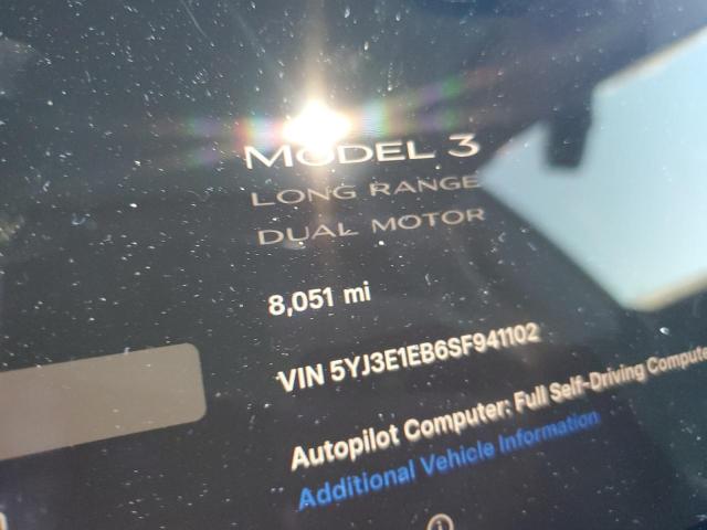 Продаж на аукціоні авто 2025 Tesla Model 3, vin: 5YJ3E1EB6SF941102, номер лоту: 90654095