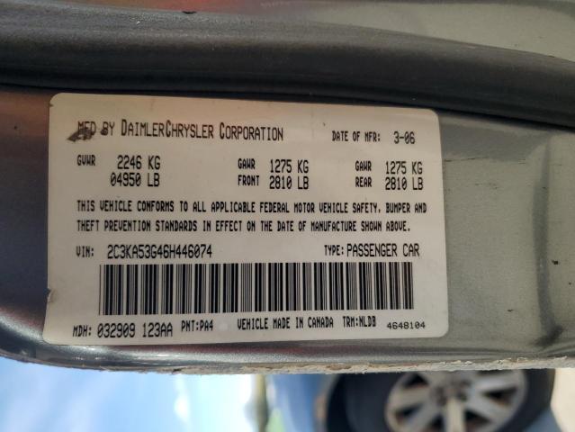 Aukcja sprzedaży 2006 Chrysler 300, vin: 2C3KA53G46H446074, numer aukcji: 90925745