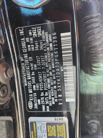 Продажа на аукционе авто 2015 Kia Sorento Lx, vin: 5XYKTDA73FG611386, номер лота: 90129305