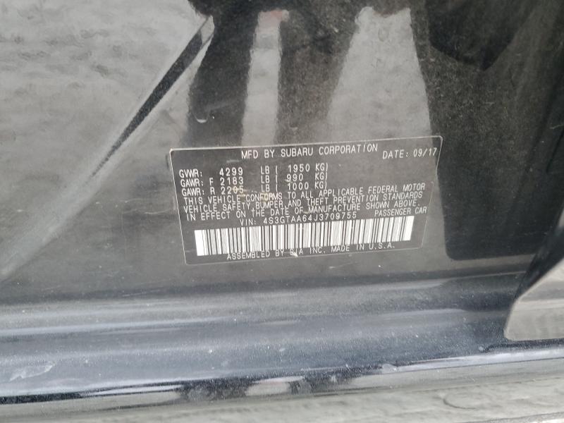 Продаж на аукціоні авто 2018 Subaru Impreza, vin: 4S3GTAA64J3709755, номер лоту: 87288225
