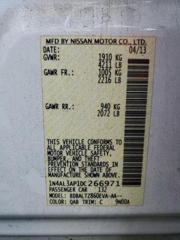 Продаж на аукціоні авто 2013 Nissan Altima, vin: 1N4AL3AP1DC266971, номер лоту: 87214155