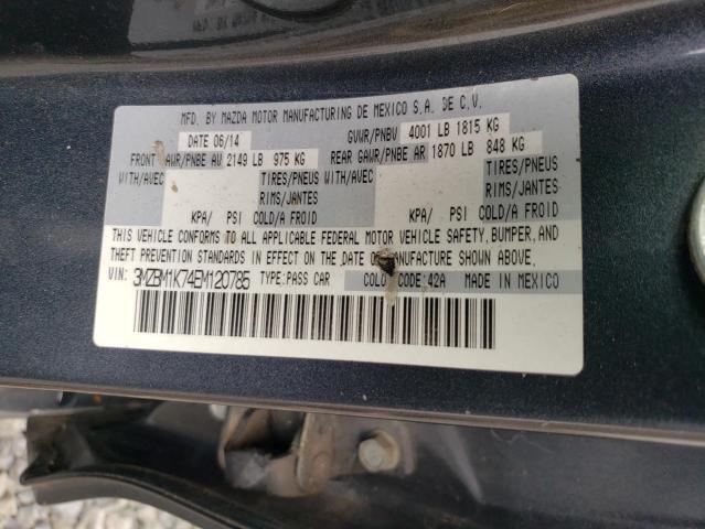 85837545 :رقم المزاد ، 3MZBM1K74EM120785 vin ، 2014 Mazda 3 مزاد بيع