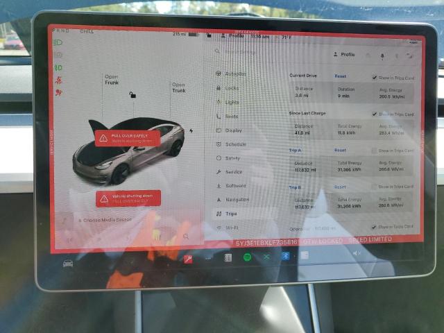 Aukcja sprzedaży 2020 Tesla Model 3, vin: 5YJ3E1EBXLF735816, numer aukcji: 85766795