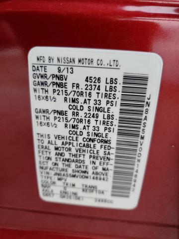 Продаж на аукціоні авто 2013 Nissan Rogue S, vin: JN8AS5MV0DW146942, номер лоту: 90630265
