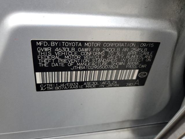Aukcja sprzedaży 2016 Lexus Is 200t, vin: JTHBA1D29G5007824, numer aukcji: 90245815