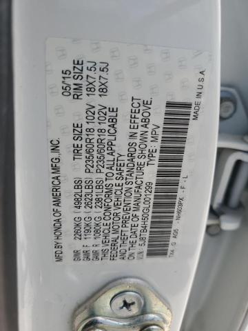 Продажа на аукционе авто 2016 Acura Rdx, vin: 5J8TB4H50GL001299, номер лота: 84278285