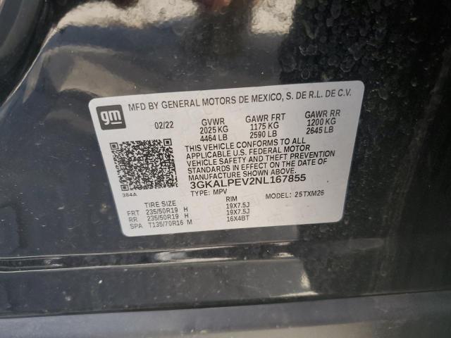 Aukcja sprzedaży 2022 Gmc Terrain, vin: 3GKALPEV2NL167855, numer aukcji: 81324135