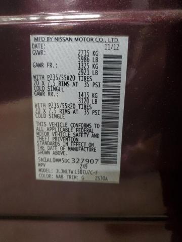 Aukcja sprzedaży 2013 Infiniti Jx35, vin: 5N1AL0MM5DC327907, numer aukcji: 89855925
