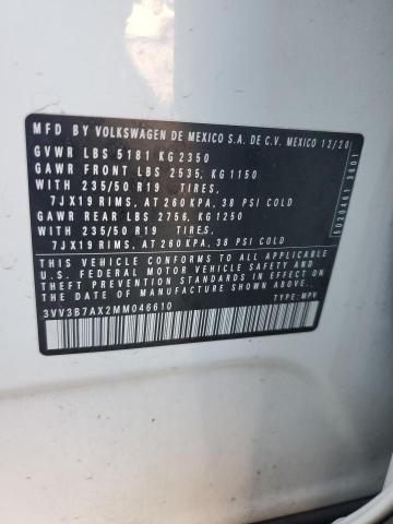 Aukcja sprzedaży 2021 Volkswagen Tiguan, vin: 3VV3B7AX2MM046610, numer aukcji: 82300805
