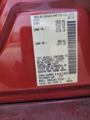 Aukcja sprzedaży 2015 Nissan Altima 2.5, vin: 1N4AL3AP0FC144590, numer aukcji: 86103335