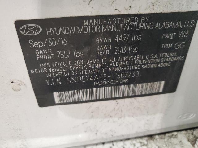 Продаж на аукціоні авто 2017 Hyundai Sonata Se, vin: 5NPE24AF5HH507730, номер лоту: 82585485