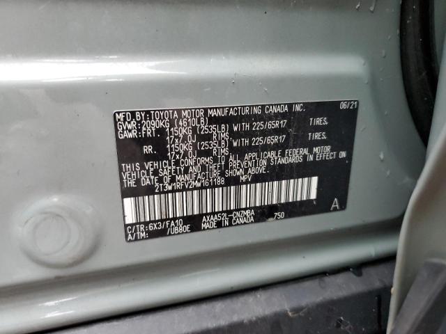 Продажа на аукционе авто 2021 Toyota Rav4, vin: 2T3W1RFV2MW161188, номер лота: 51072986