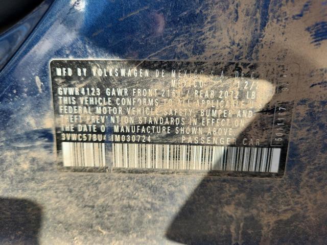 Aukcja sprzedaży 2021 Volkswagen Jetta, vin: 3VWC57BU4MM030724, numer aukcji: 90144955