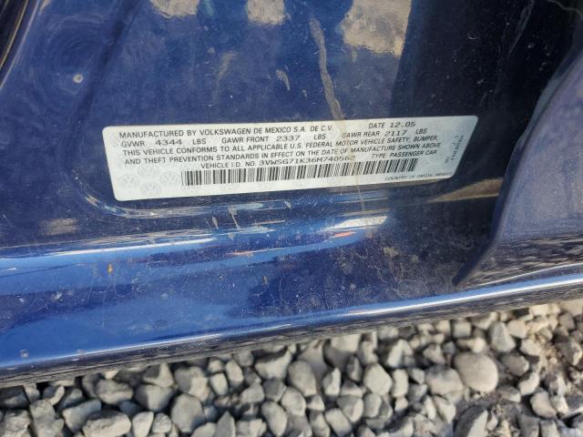 Продажа на аукционе авто 2006 Volkswagen Jetta, vin: 3VWSG71K36M740562, номер лота: 85886525