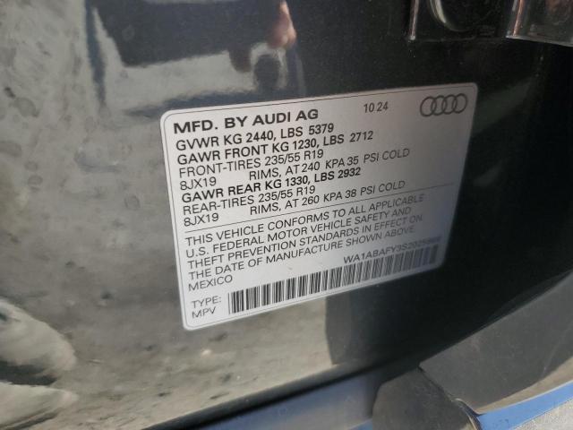 Aukcja sprzedaży 2025 Audi Q5, vin: WA1ABAFY3S2025669, numer aukcji: 85558895