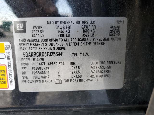 Aukcja sprzedaży 2014 Buick Enclave, vin: 5GAKRCKD6EJ256940, numer aukcji: 90261175