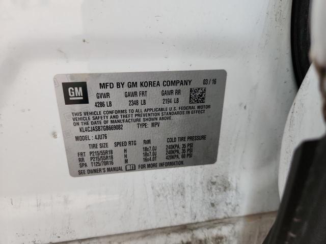 Продаж на аукціоні авто 2016 Buick Encore, vin: KL4CJASB7GB669082, номер лоту: 89693925